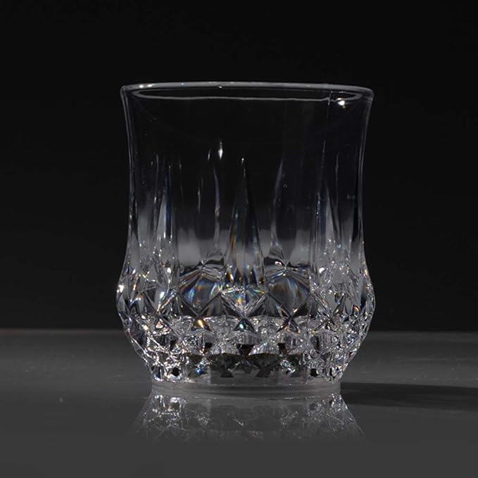 Flash Light Up Cups Glowing LED Beer Wine Whisky Liquor Crystal Glasses Tumbler