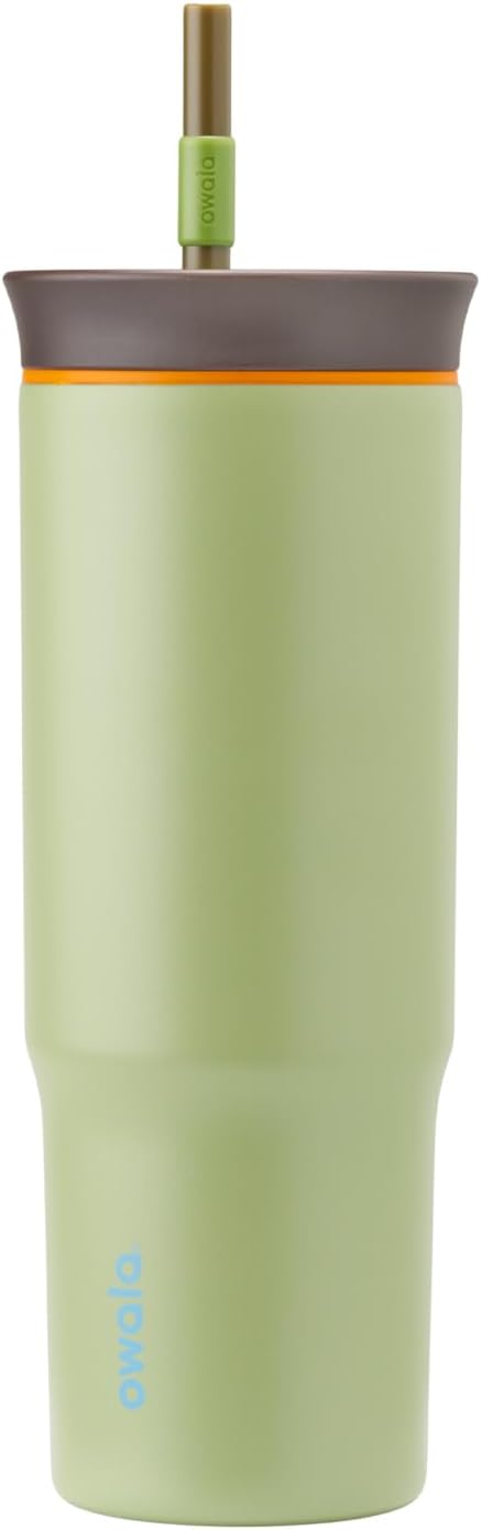 Owala Tumbler Stainless Steel Water Bottle 24 oz Brave Adventures | 2-in-1