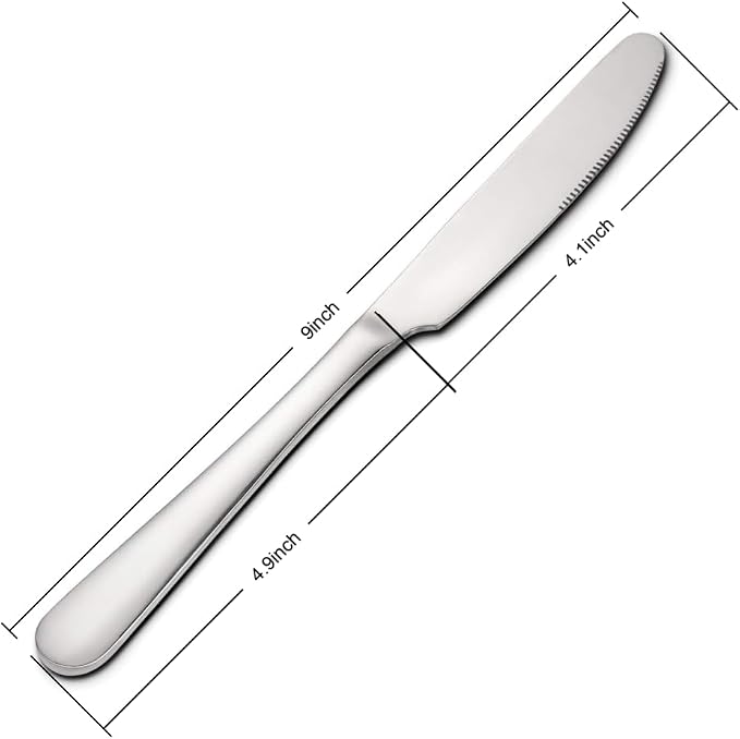 Stainless Steel Butter Knife, Dinner Knives, Spreader Table Knives, Suitable