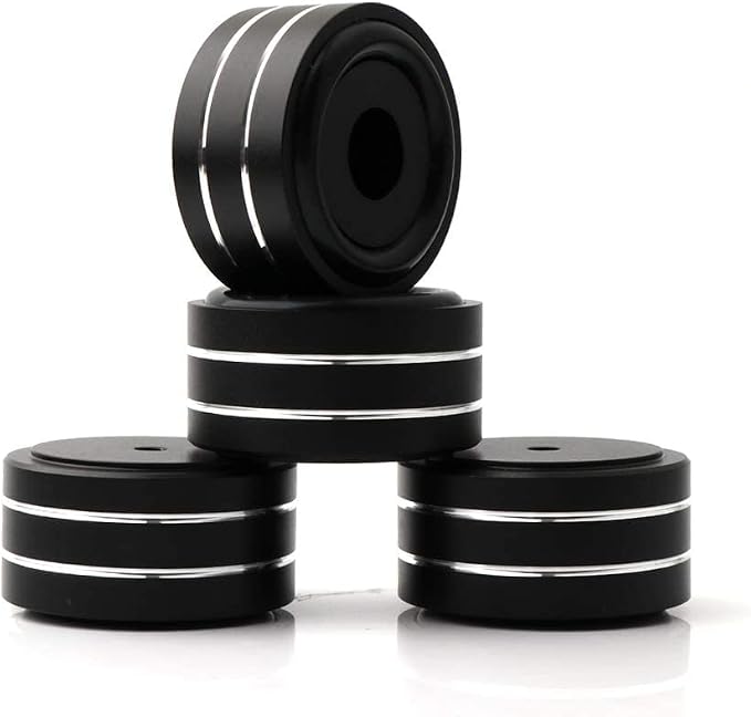 Monosaudio 4Pcs 40x20mm Speaker Isolation Feet Single-sided 3M Adhesives
