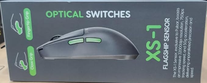 Pulsar Gaming Gears X2 Crazylight Wireless Gaming Mouse, Ultra Lightweight 1.23