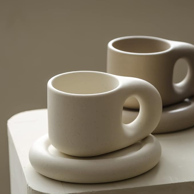 WENSHUO Ceramic Coffee Mug