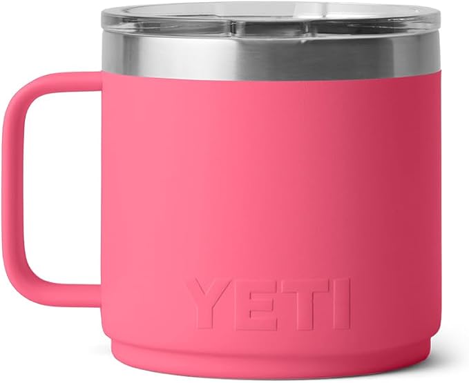 YETI Rambler 14 oz Ceramic Lined Stackable Mug, Vacuum Insulated, Stainless