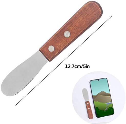 DaKuan 8 Pack Stainless Steel Straight Edge Wide Butter Spreader