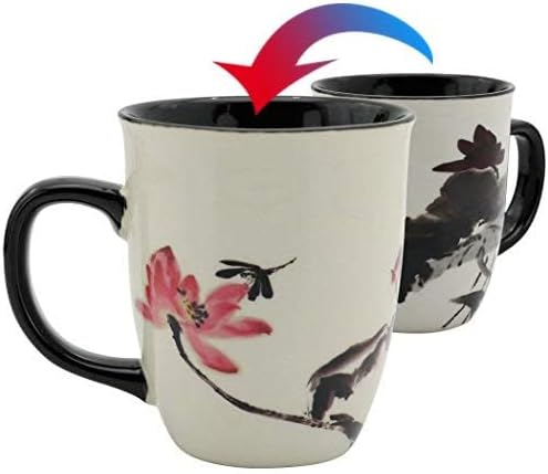 Lotus Magic Color Changing Coffee Mug, 16 oz | Ceramic Tea Mug