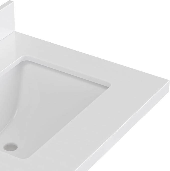 Cambridge 61 Inch Double Rectangular Sink Bathroom Vanity
