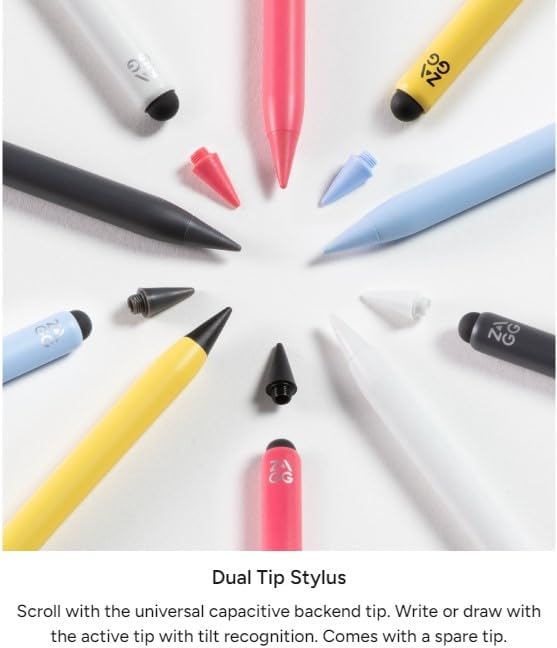 ZAGG Pro Stylus 2 with Active & Capacitive Tips, Palm Rejection, Tilt