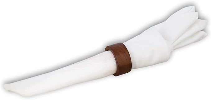 Napkin Rings for Dining Table, Classic Farmhouse Style, Holiday and Party Decor