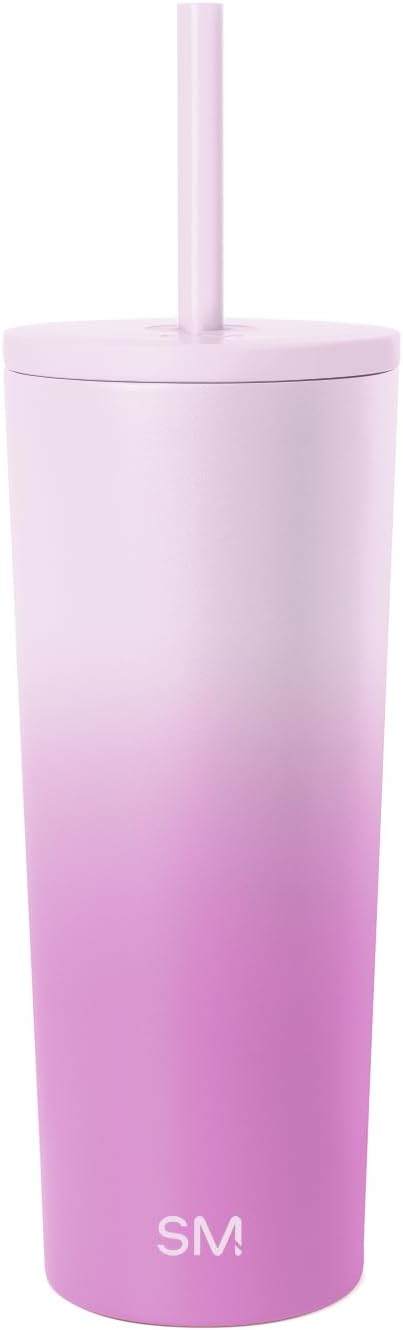 Simple Modern Iced Coffee Tumbler, Insulated | 24oz | Ombré | Reusable