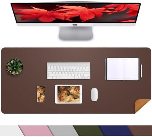 Leather Desk pad Protector, Large Desk mat
