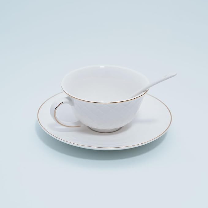 Bone China Tea Cup and Saucer Set