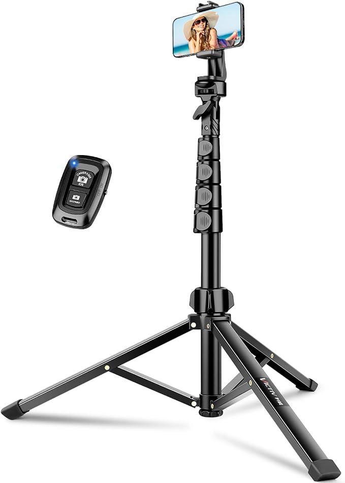 Phone Tripod, Stable & Adjustable Tall, Suit