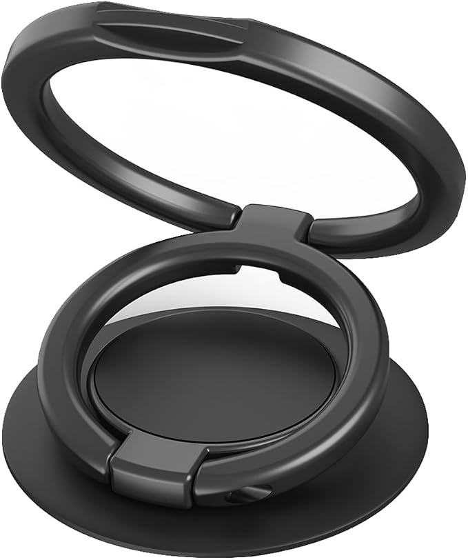 Phone Grip, Phone Ring Holder Finger Kickstand, Foldable & Adjustable Metal