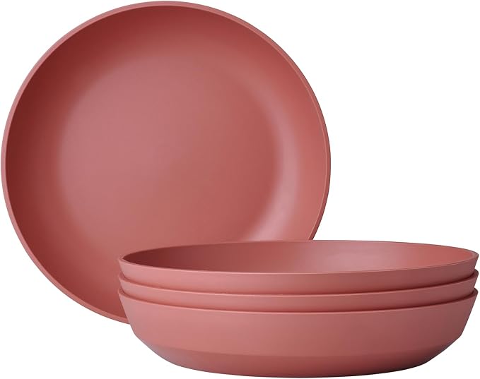 Mepal - Deep plate 4 pieces Silueta - Dishwasher & microwave resistant -