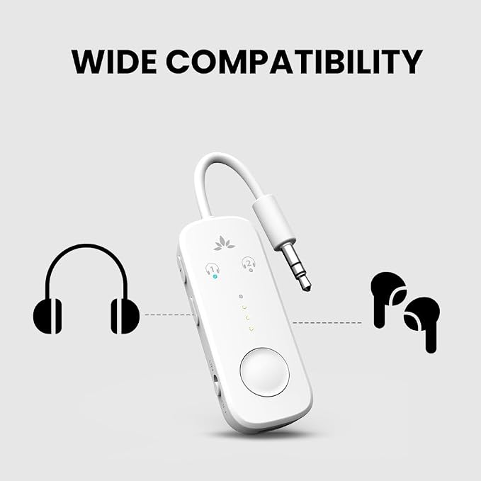 Avantree Relay - Airplane Bluetooth 5.3 Adapter