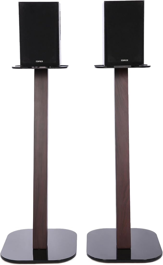EXIMUS One Pair Fixed Height Universal Speaker Floor Stands