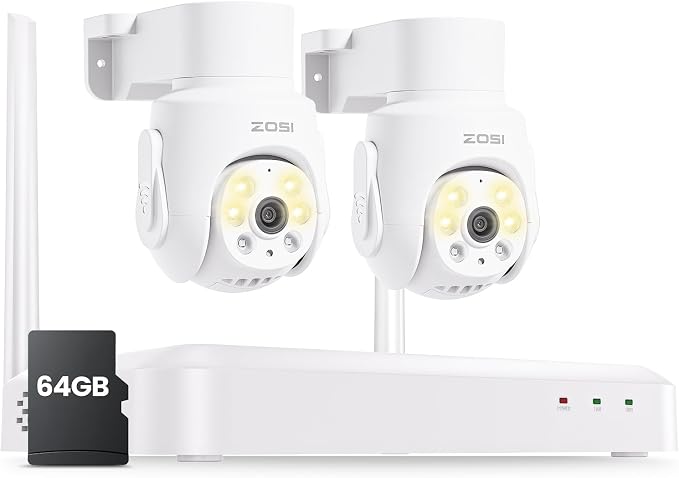 ZOSI 8 Channel 3K Wi-Fi 6 Security Camera System