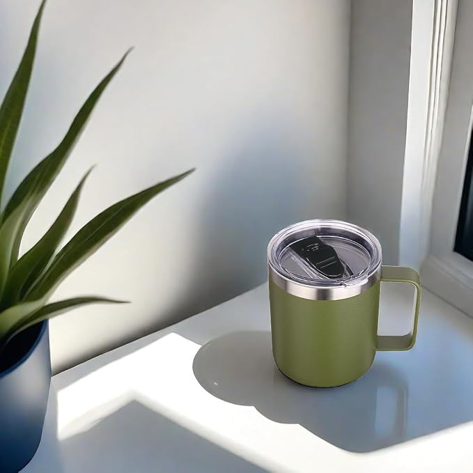 Volhoply 14oz Insulated Stainless Steel Coffee Mug