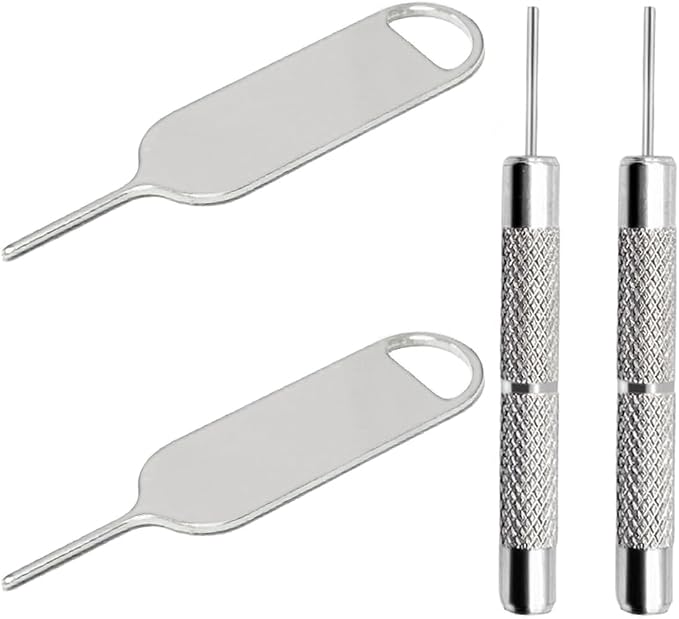 4 Pcs SIM Card Removal Openning Tool Tray Eject Pins Needle Opener Ejector