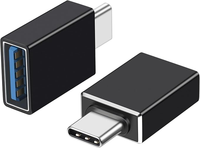 USB C Male to USB A Female Adapter, USB 3.2 GEN2 10Gbps High-Speed Data PD 60W