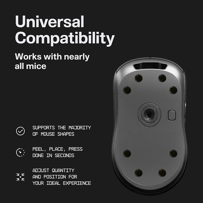 Wallhack UHMW-PE Dot Mouse Skates | Premium Universal Skates