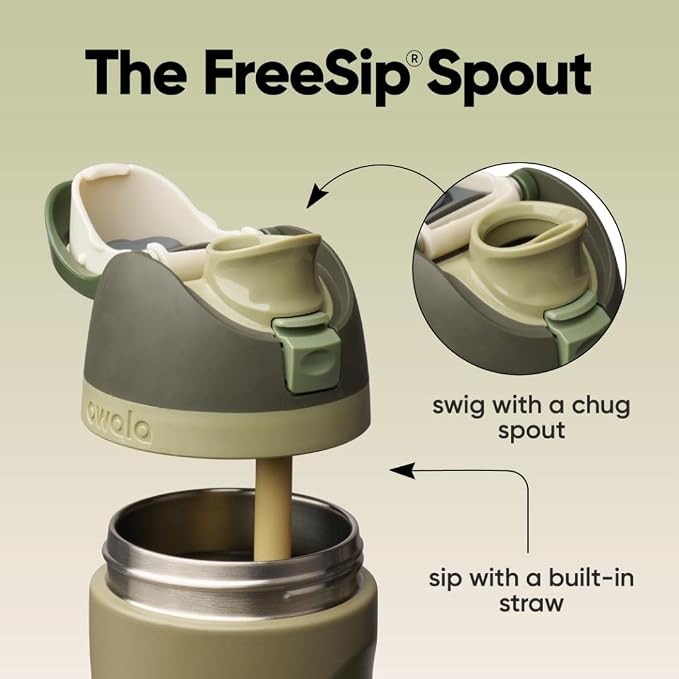 Owala FreeSip Stainless Steel Water Bottle 24 oz Off Road