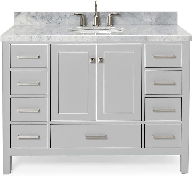 49" Grey Bathroom Vanity