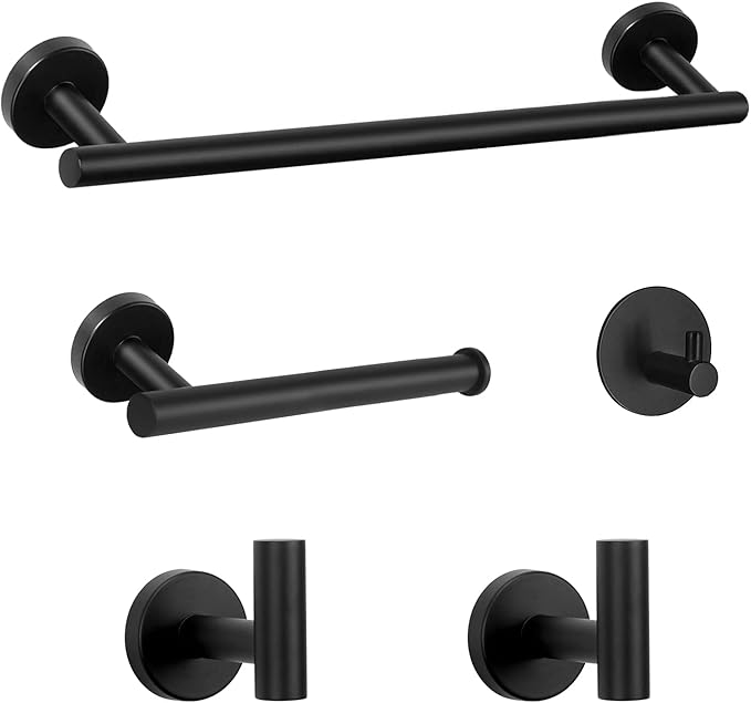 Bathroom Hardware Set SUS 304 Thicken Stainless Steel-Towel Bar Set