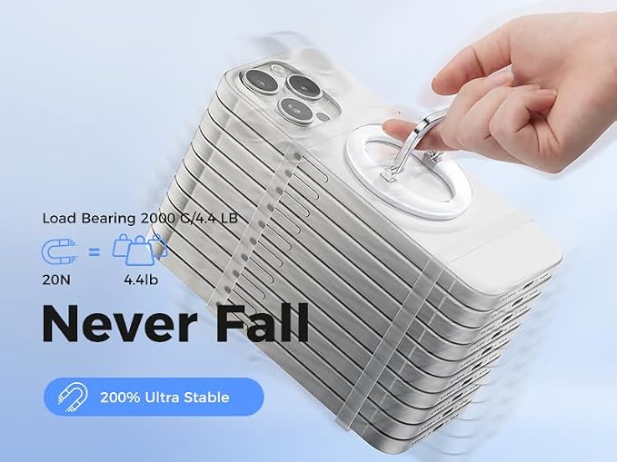 SUPERONE for Magsafe Ring Holder, Magnetic Phone Grip