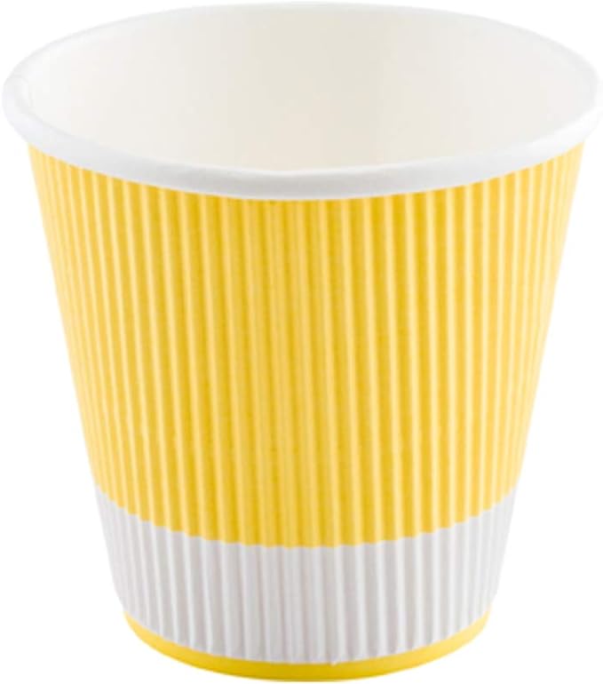 Restaurantware 8 Ounce Double Wall Disposable Coffee Cups, 500 Insulated Light