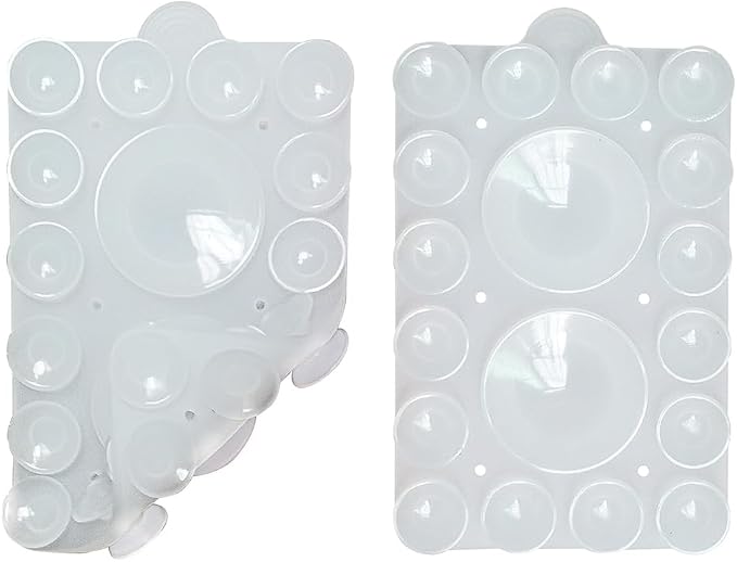 ZYCCER Double Sided Silicone Suction Phone Holder Mount, Compatible