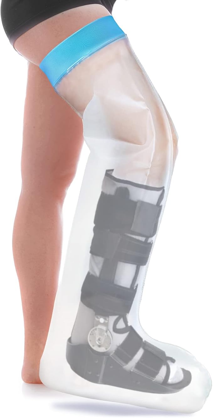 Waterproof Cast Covers for Shower Leg Adult Full long leg Protection