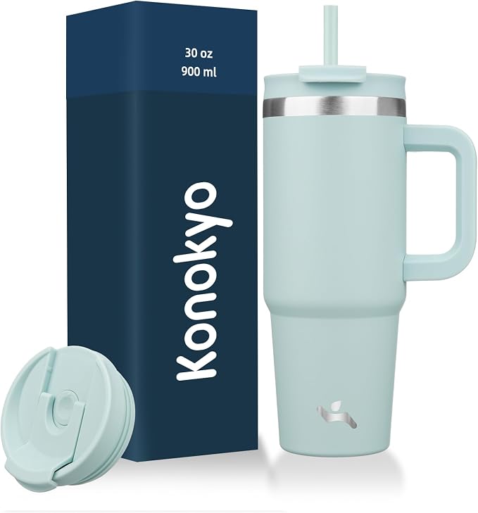 Konokyo 30 oz Insulated Tumbler Water Bottle