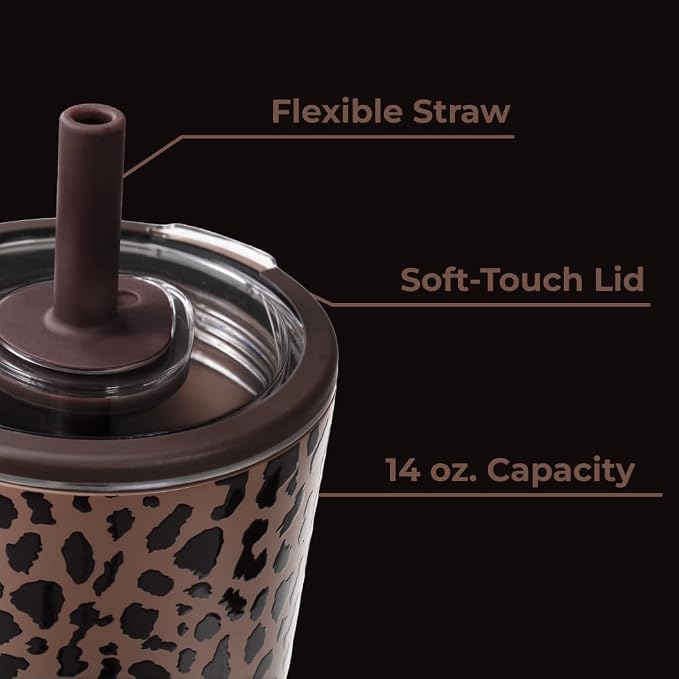 HydroJug Everyday Tumbler 14 oz, Ceramic-Lined Straw Cup