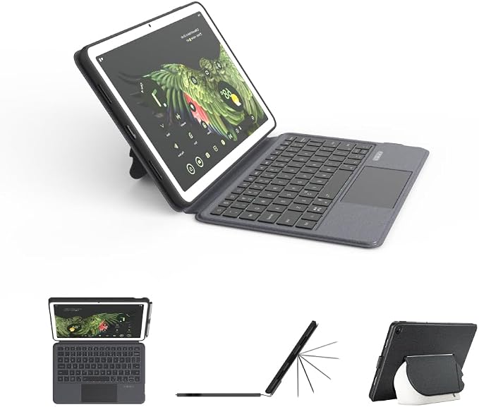 EIP Magnetix Keyboard Case for Google Pixel Tablet 11 inch, Adjustable Viewing