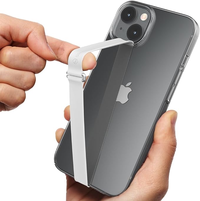 C-Shaped Clip Finger Phone Grip, Sinjimoru Silicone Cell Phone Strap
