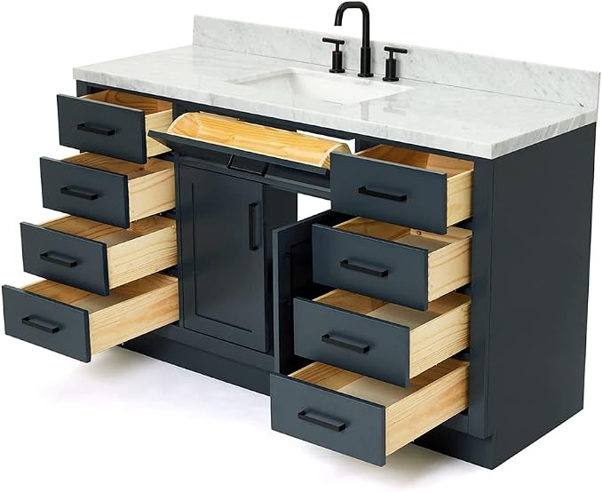 Bathroom Vanity 61" Midnight Blue