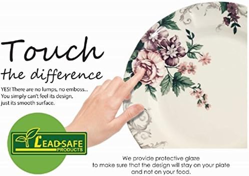 Tudor Royal 12-Piece Round Porcelain Dinnerware Set, Service