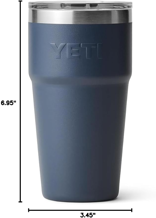 YETI Rambler 20 oz Stackable Tumbler, Stainless Steel, Vacuum Insulated