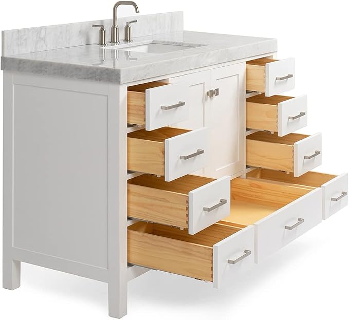 Bathroom Vanity 54" White
