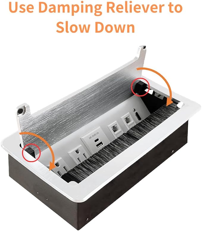 ZESHAN Conference Table Power hub Conference Table connectivity Box