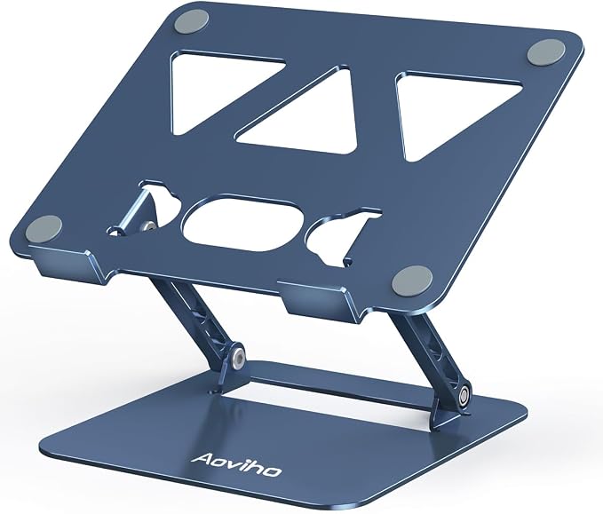 Adjustable Laptop Stand for Desk, Portable Laptop Stand Holder and Riser