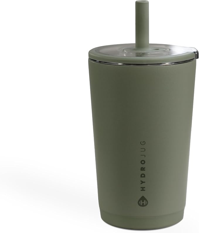 HydroJug Everyday Tumbler 14 oz, Ceramic-Lined Straw Cup