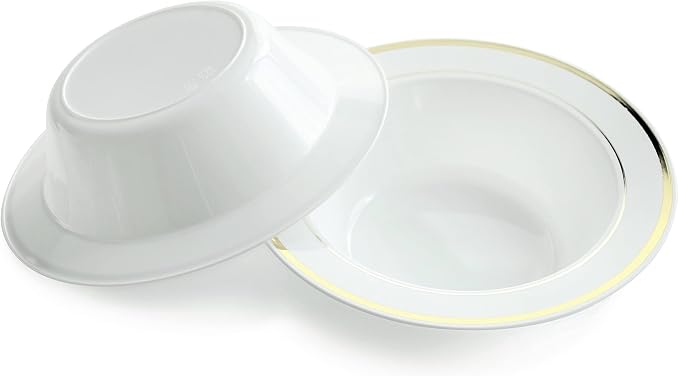" OCCASIONS " 40 Piece Plates Pack, Heavyweight Disposable Wedding Party