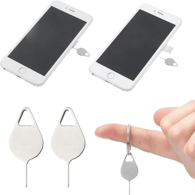 12PCS SIM Card Removal Openning Tools, Needle Opener Ejector, SIM Card Tray