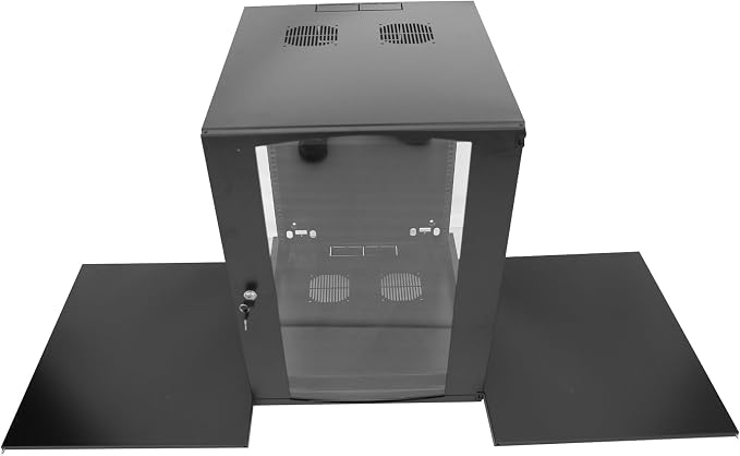12U Server Cabinet Wall Mount Rack Enclosure