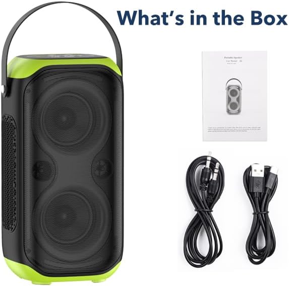 Bluetooth Speaker 160W Loud Wireless Boombox Portable Big Powerful Deep Bass