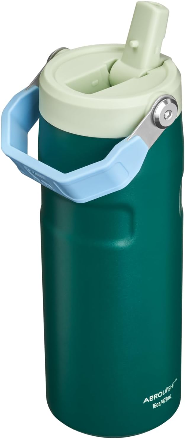 STANLEY IceFlow Flip Straw 2.0 Water Bottle 16 oz | Built-In Straw