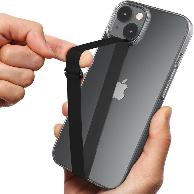 Sinjimoru C-Shaped Clip Finger Phone Grip, Silicone Loop