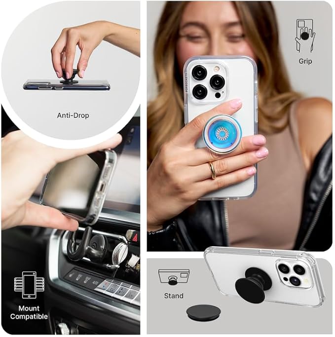 PopSockets Phone Grip with Expanding Kickstand, Adhesive Grip
